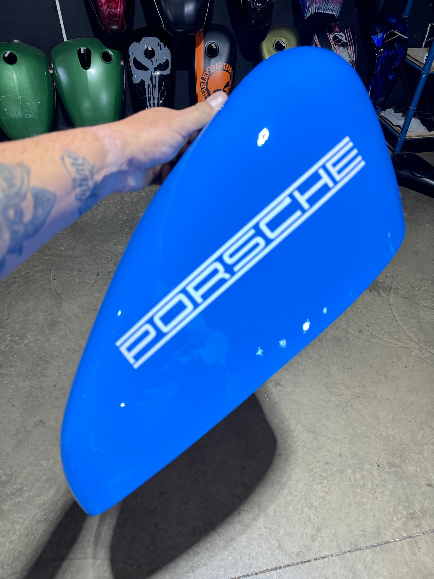 Blue Mooser Porsche