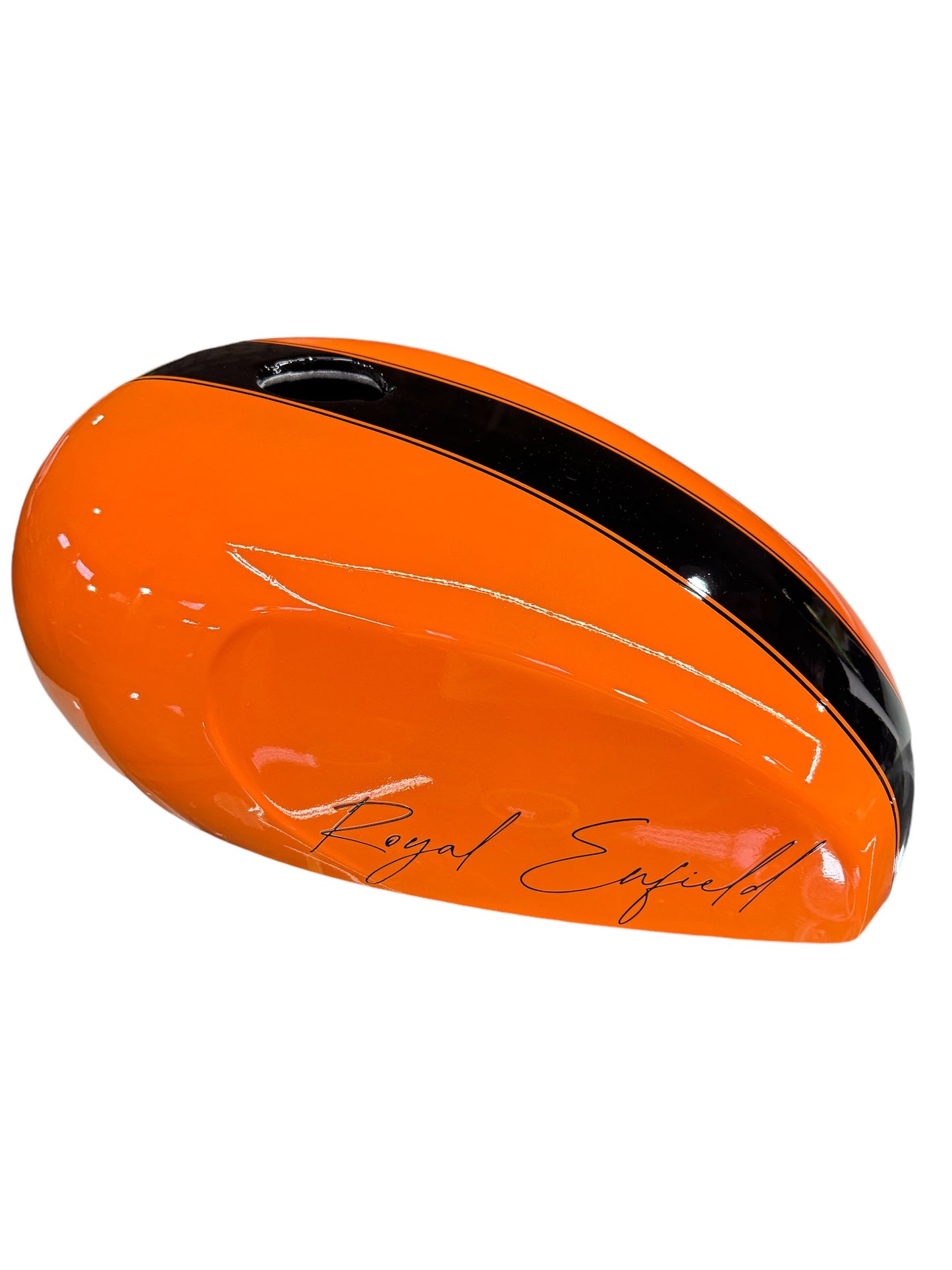 Orange Interceptor - Royal Enfield