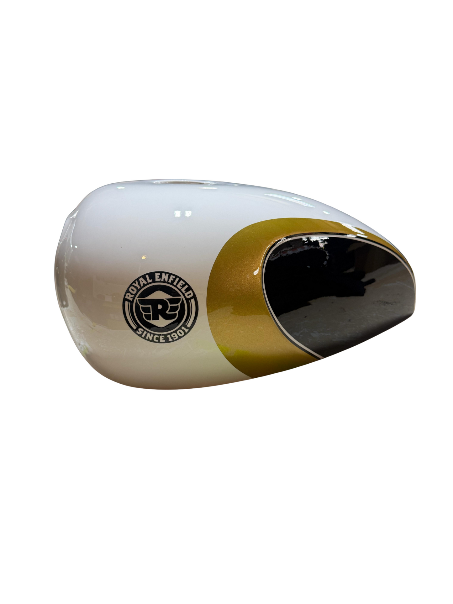 Branco Dourado - Royal Enfield