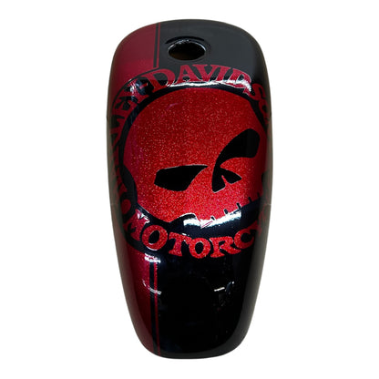Skull em vermelho