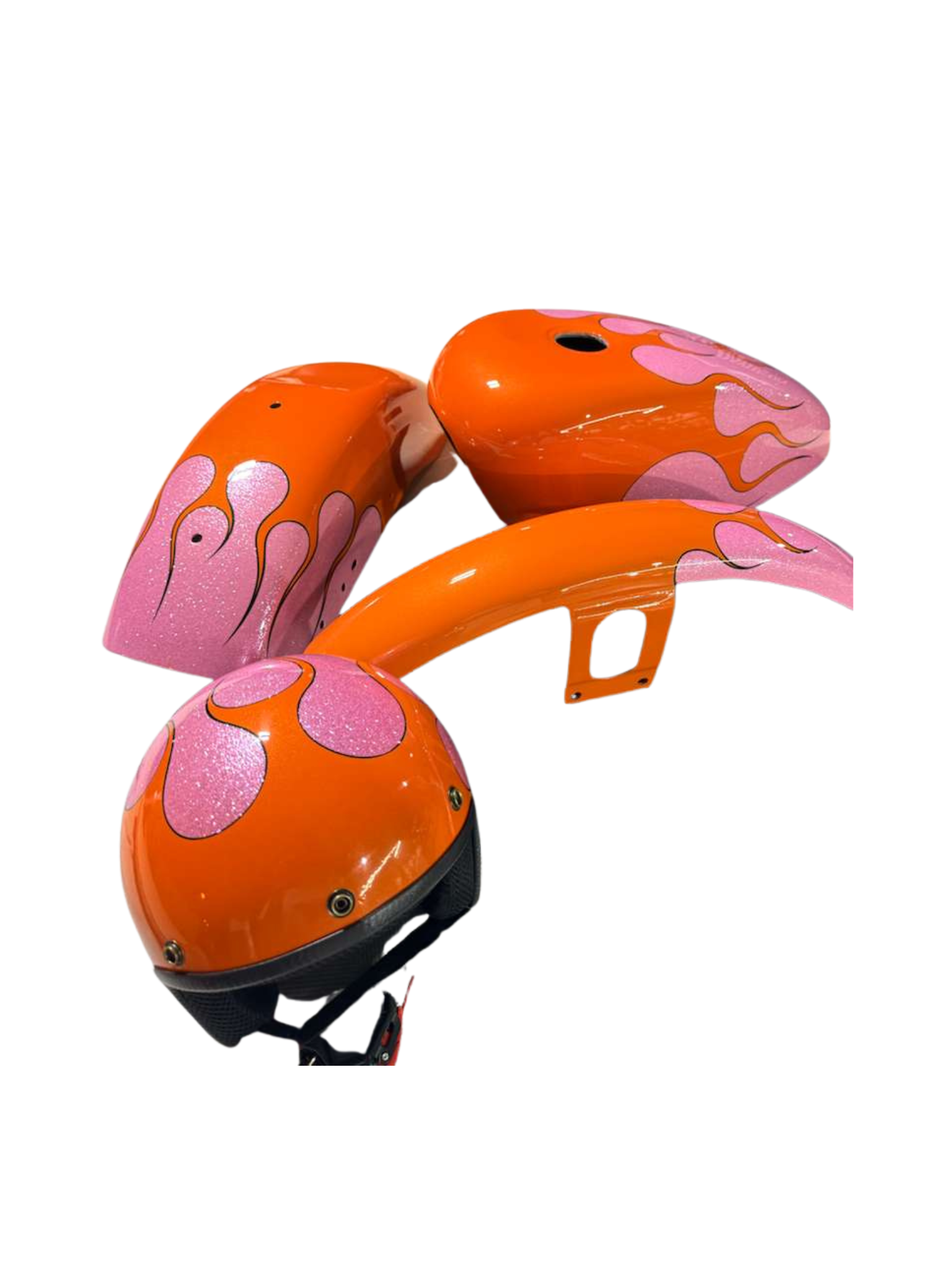 Kit Fender + Capacete - Simon Kustom