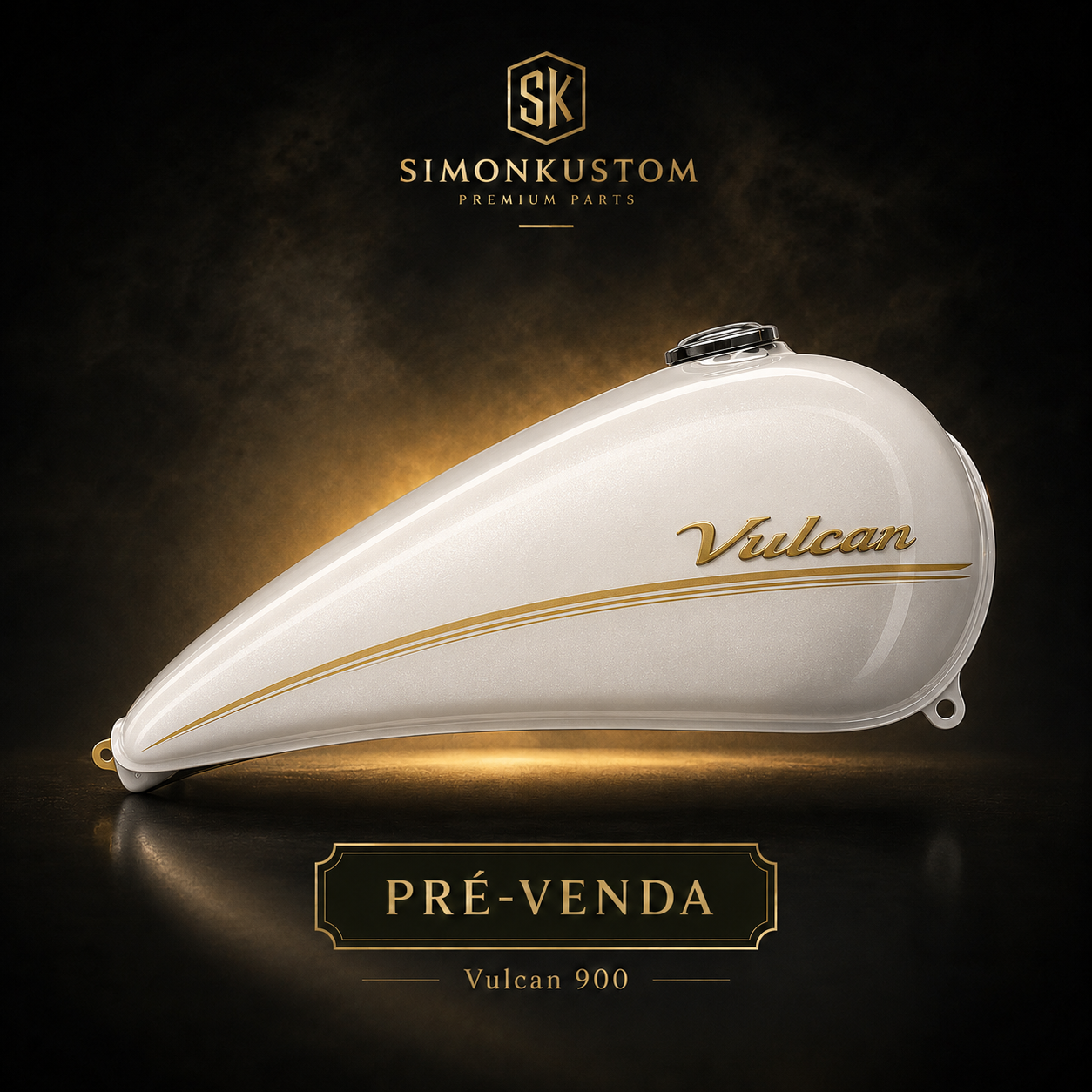 Vulcan 900 — Tank Cover Pré-Venda | SimonKustom