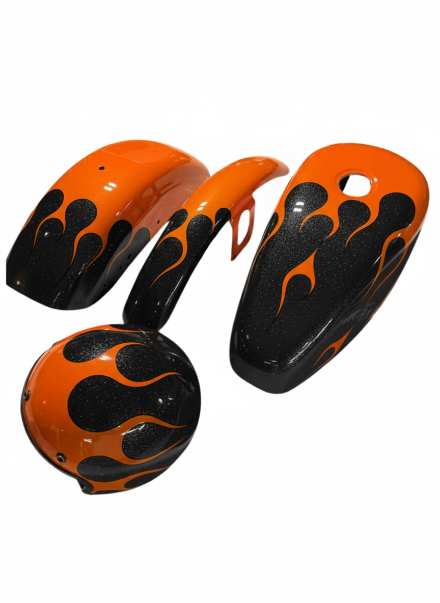 Kit Fender + Capacete - Simon Kustom