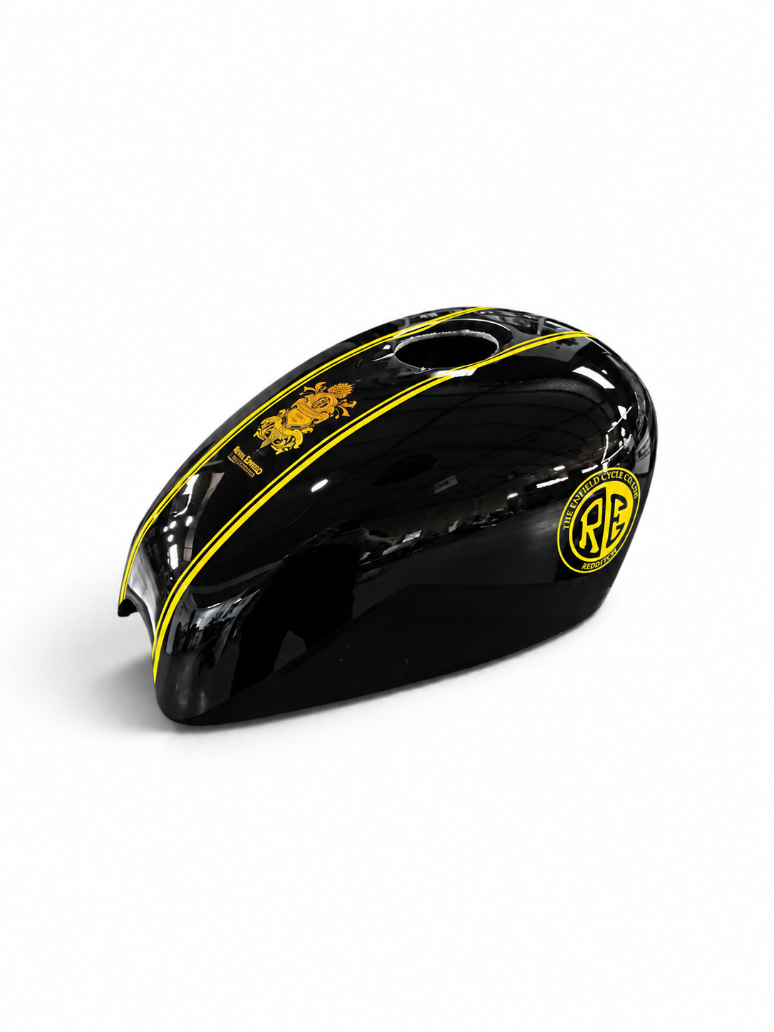 Tank Cover Blue Heritage 120 — Azul Brilhante e Amarelo