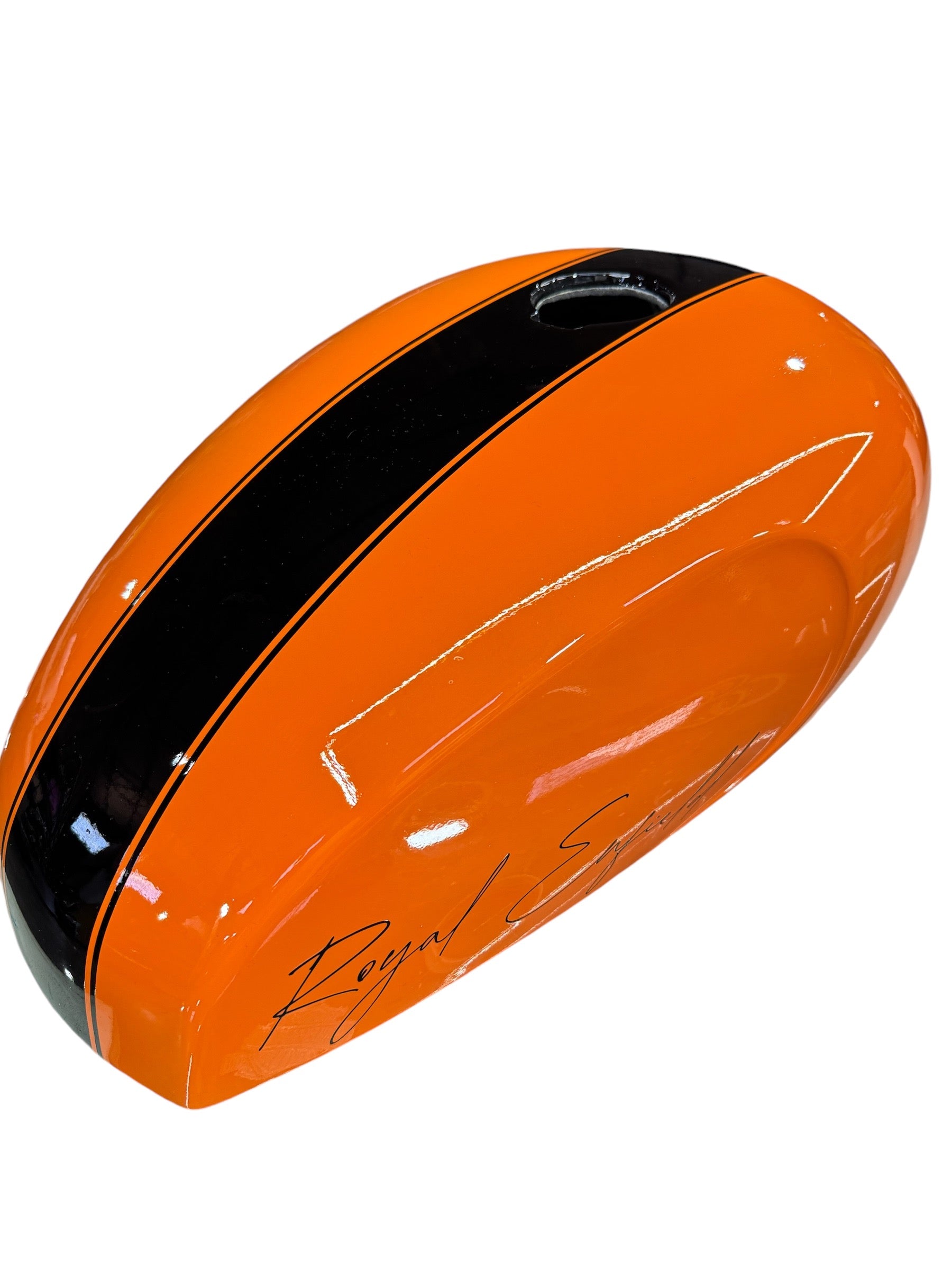 Orange Interceptor -  Royal Enfield