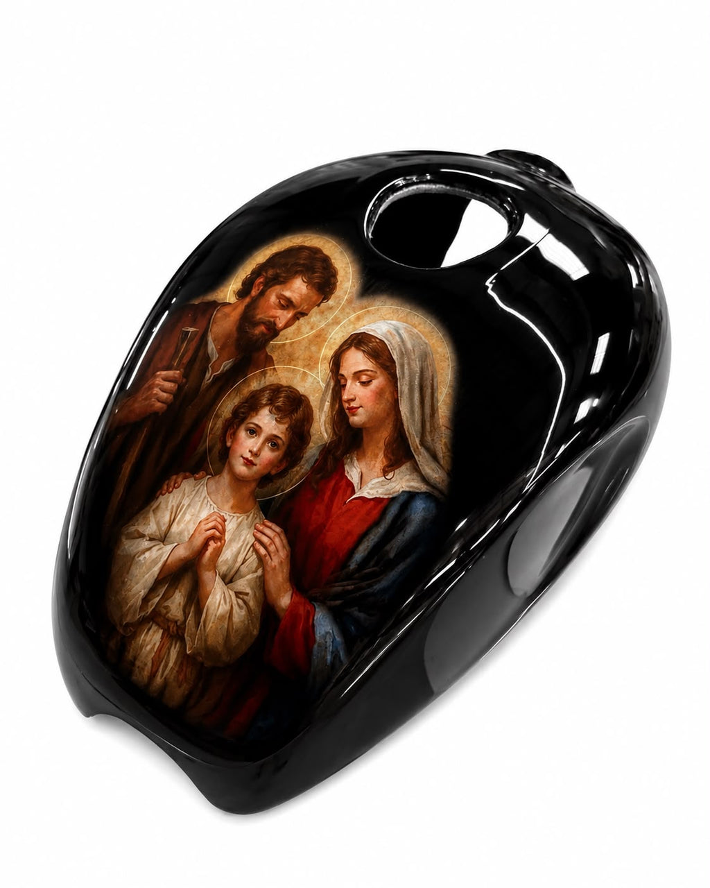 SACRED FAMILY — Sagrada Família Black Gloss | Tank Cover SimonKustom