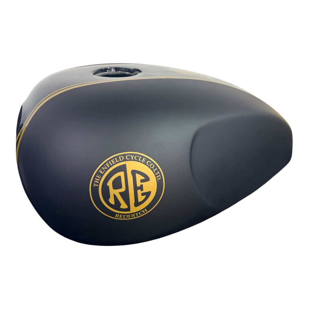 ROYAL HERITAGE BLACK & GOLD — Royal Enfield | SimonKustom Tank Cover