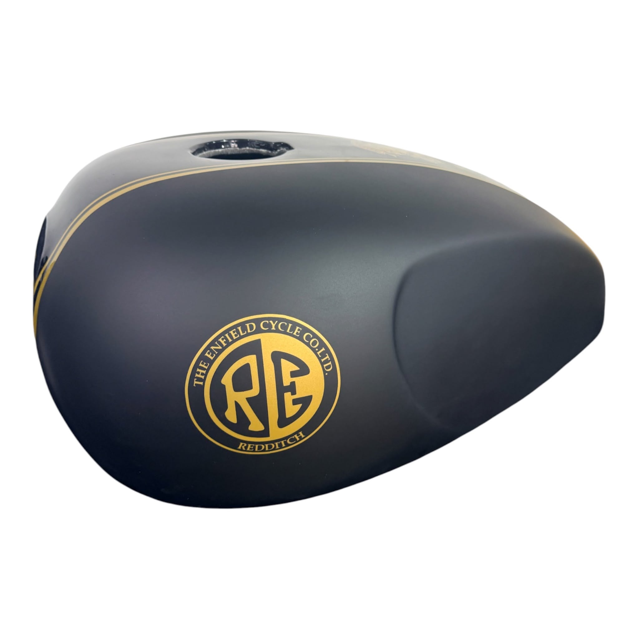 ROYAL HERITAGE BLACK & GOLD — Royal Enfield | SimonKustom Tank Cover