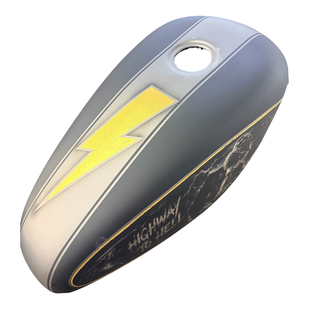 AC/DC Gold Lightning Tank Cover Premium
