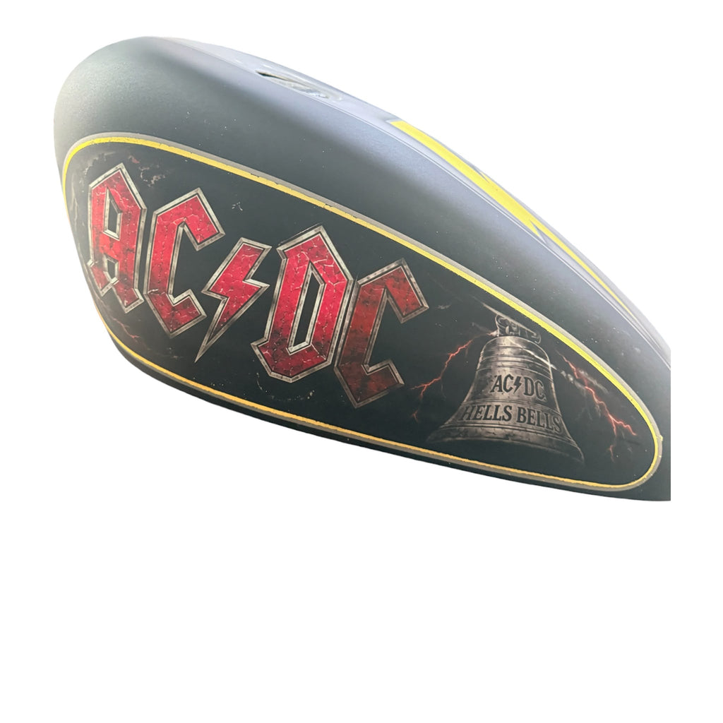 AC/DC Gold Lightning Tank Cover Premium