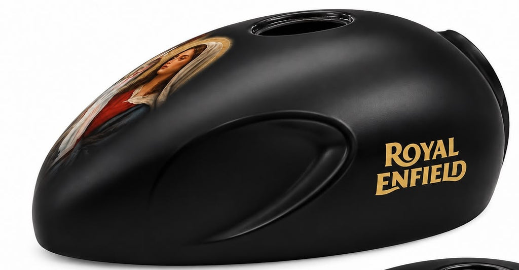 SACRED FAMILY — Sagrada Família Black Gloss | Tank Cover SimonKustom