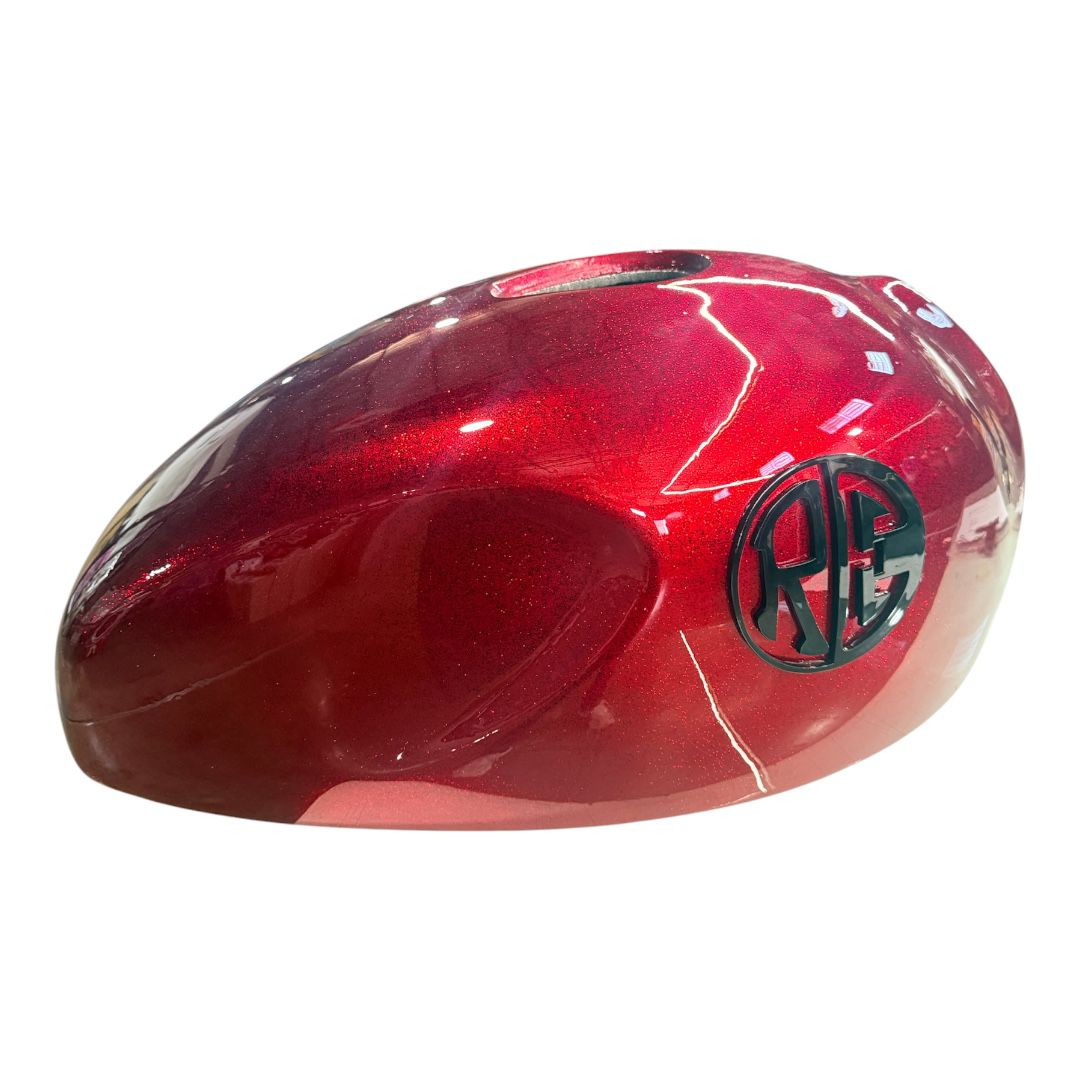 RUBY SIGNATURE — Candy Red Metal Flake | Tank Cover SimonKustom