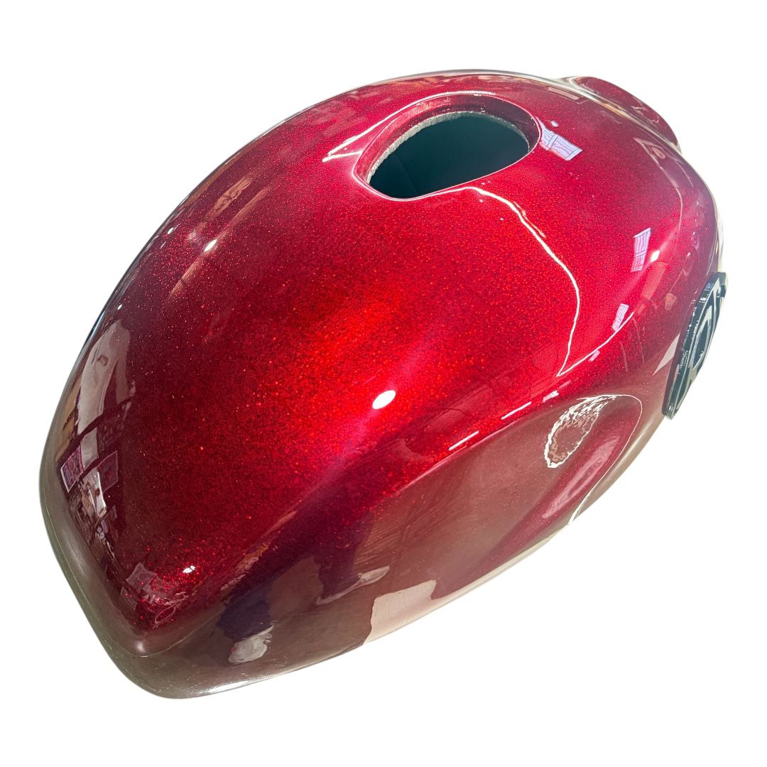 RUBY SIGNATURE — Candy Red Metal Flake | Tank Cover SimonKustom