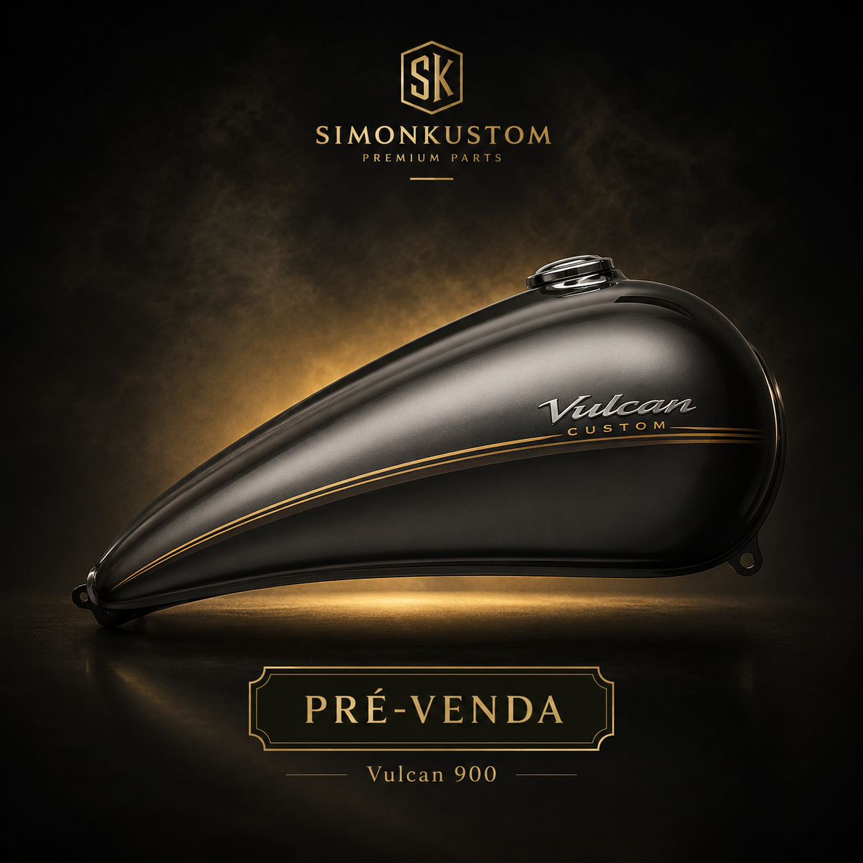 Vulcan 900 — Tank Cover Pré-Venda | SimonKustom