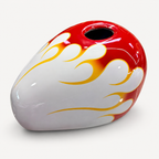 REDLINE FLAMES — Tank Cover Artesanal