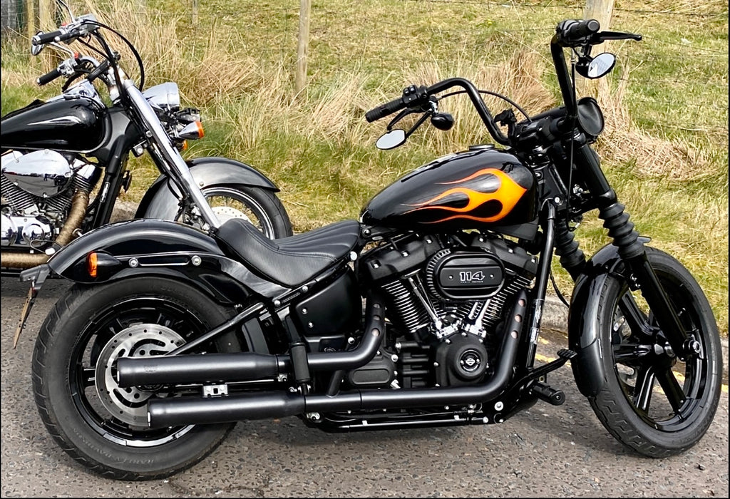 Custom SHARK MOUTH Gas Tank Cover | Handmade Fiberglass Tank Protector | SimonKustom