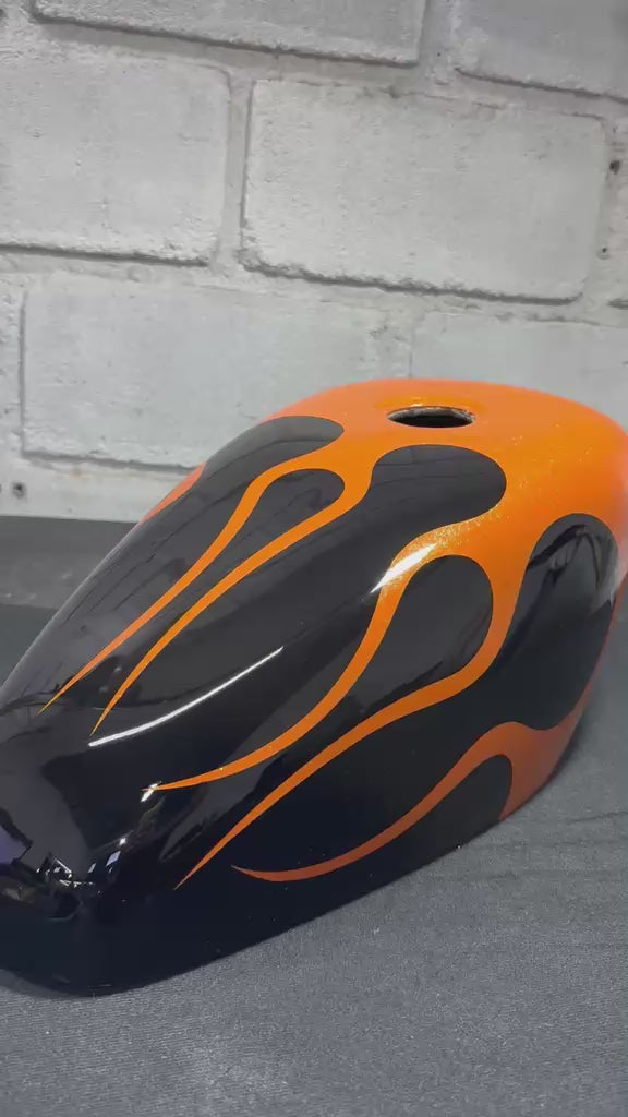 ORANGE FLAMES IRON 1200