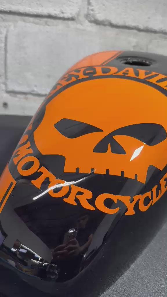 SKULL ORANGE IRON 1200