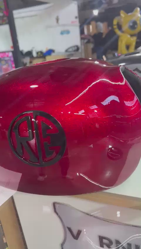 RUBY SIGNATURE — Candy Red Metal Flake | Tank Cover SimonKustom