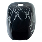 BLACK & WHITE STRIPE FLAMES