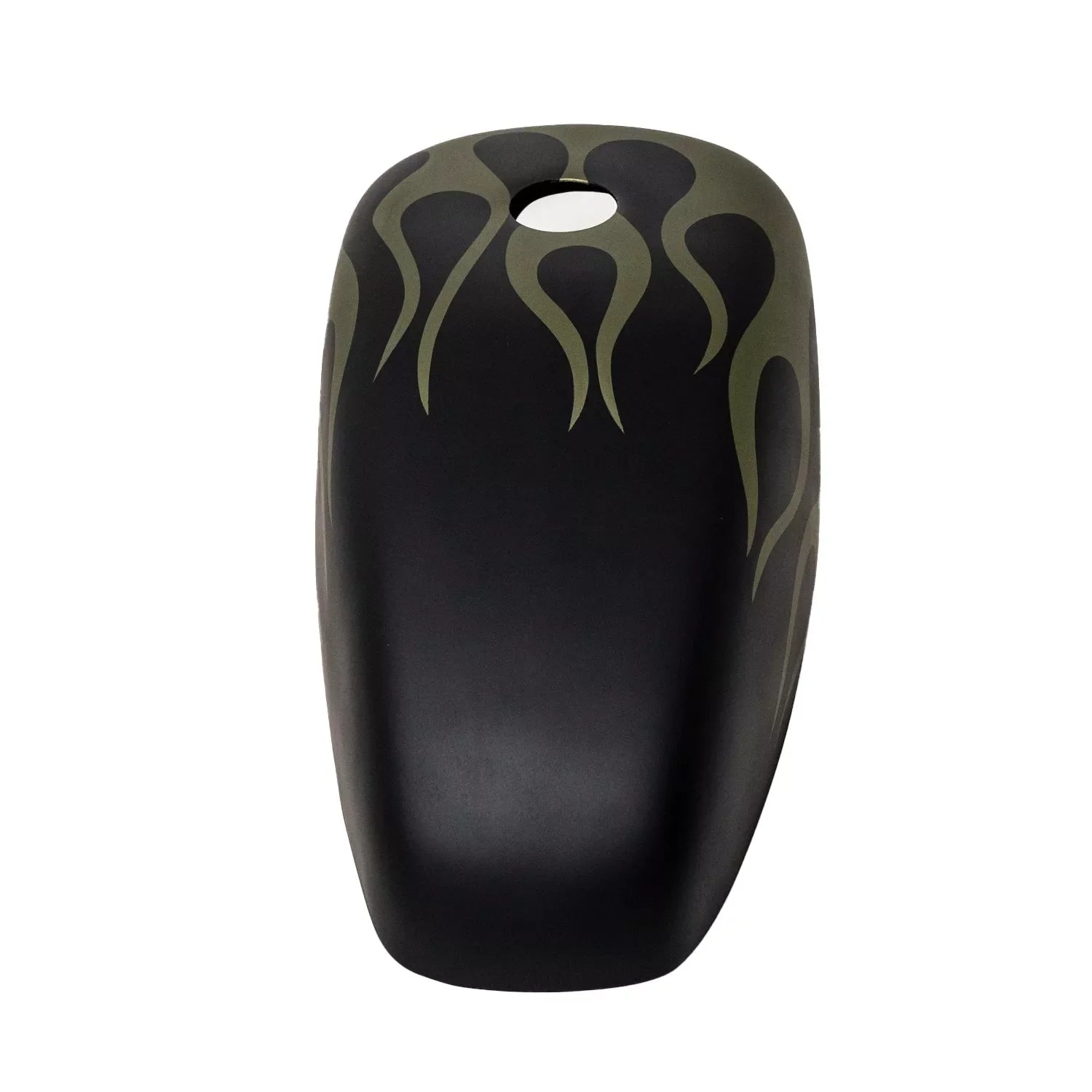 BLACK OLIVE GREEN FLAMES