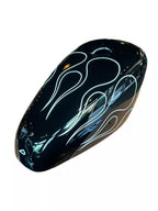 BLACK & WHITE STRIPE FLAMES