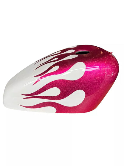 WHITE PINK FLAMES