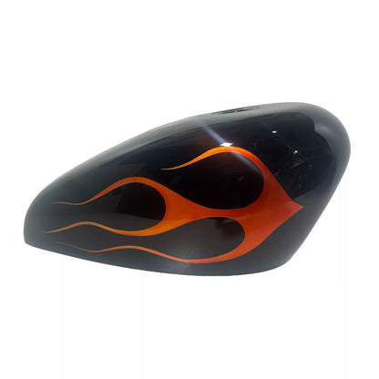 SKULL ORANGE FLAMES